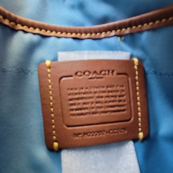 COACH Kitt Crossgrain Leather Messenger Crossbody- Pool ⭐ - Picture 15 of 16